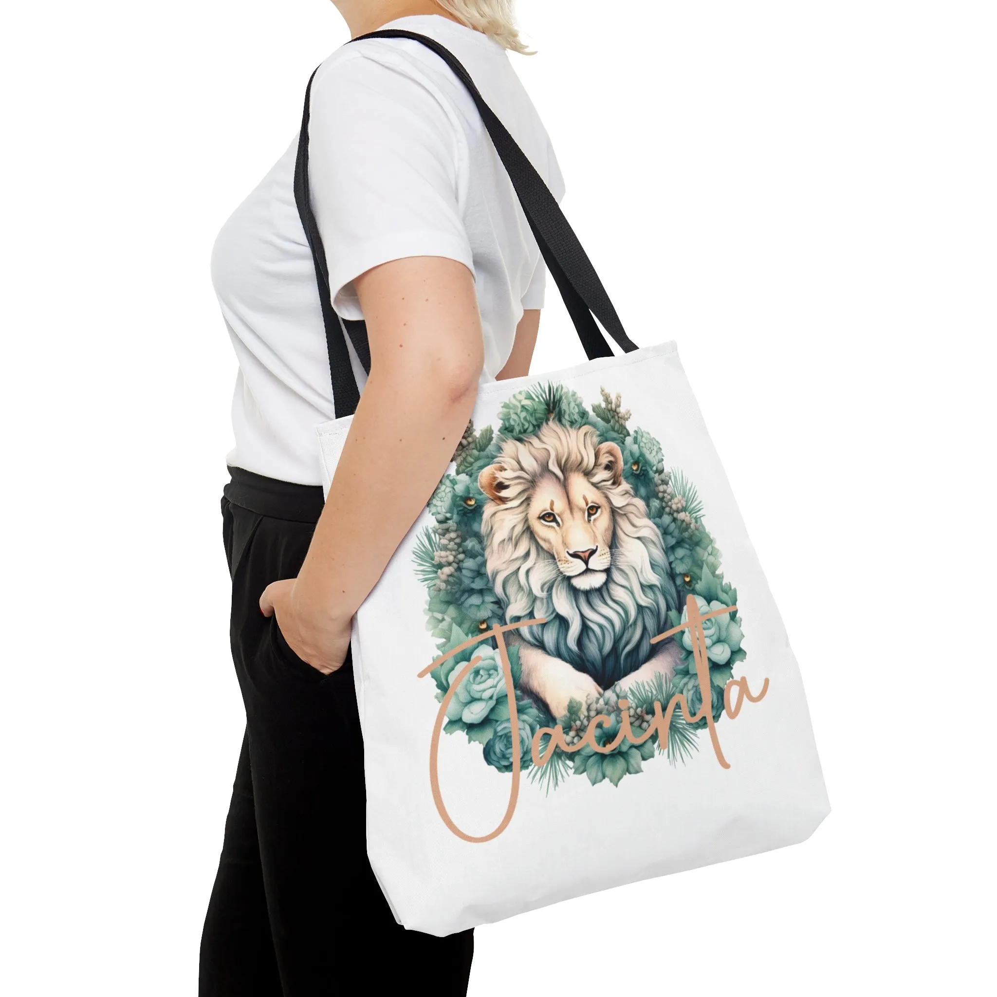 Lion wreath Personalised Tote Bag, Lion Wreath bag, Tote Bag, Personalised/Non-Personalised