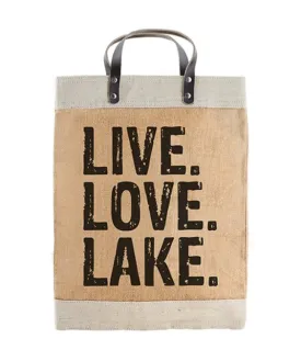 Live Love Lake Farmer's Market Tote