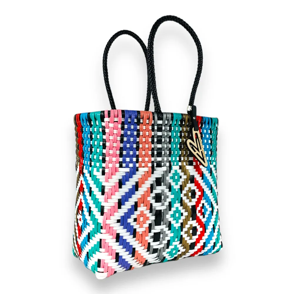 Maria Victoria | Bliss Tote | Upcycled, Handwoven, Multicolor Tote