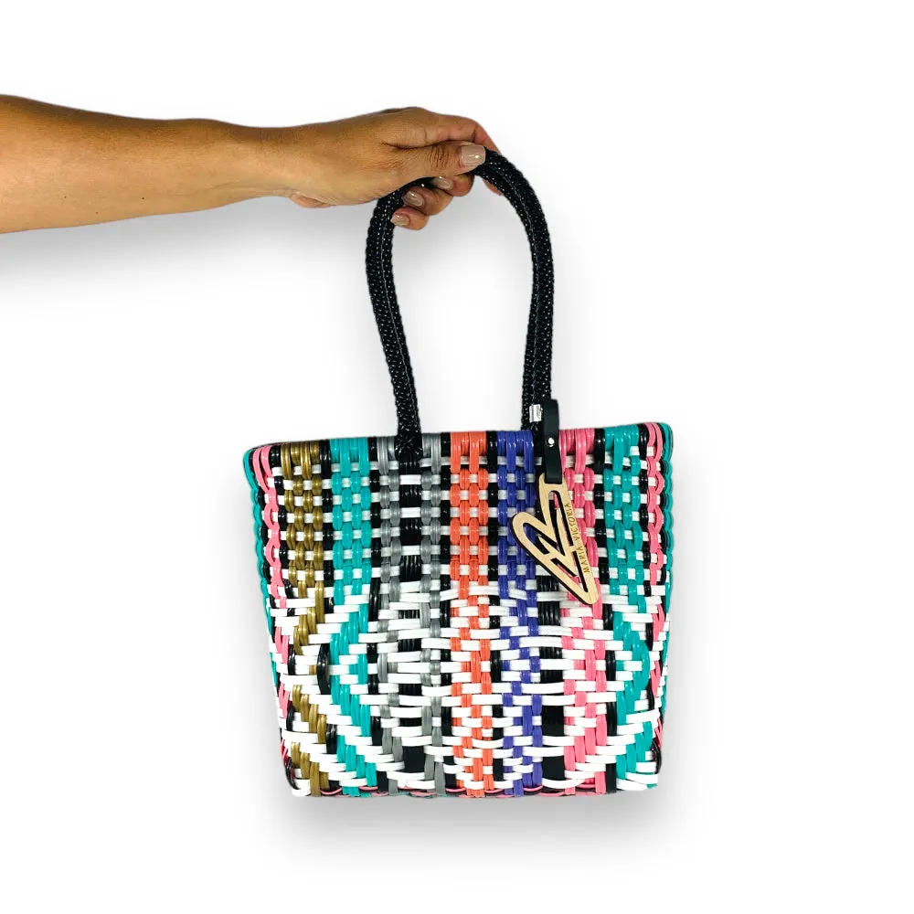 Maria Victoria | Bliss Tote | Upcycled, Handwoven, Multicolor Tote