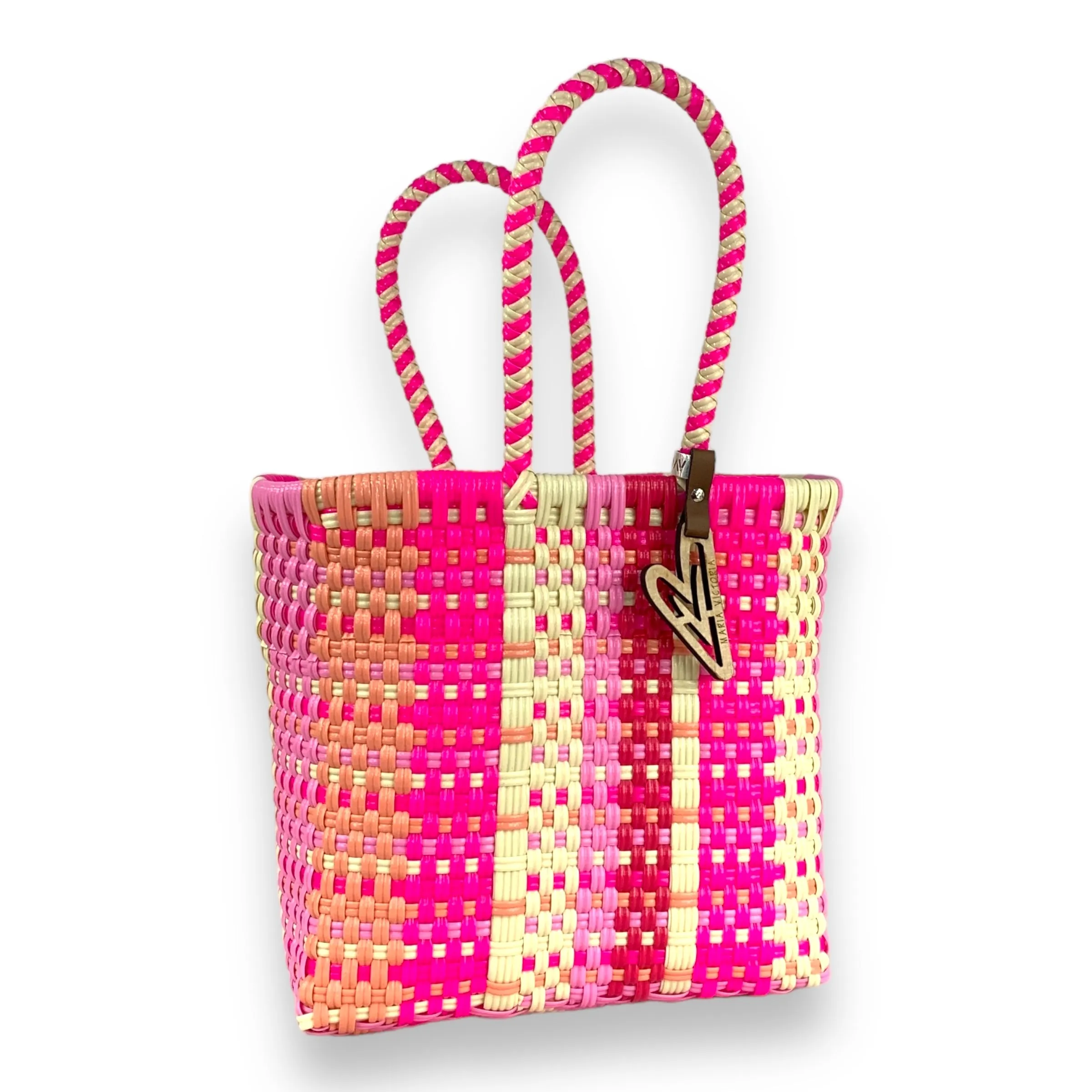 Maria Victoria | Magnolia Tote | Upcycled, Handwoven, Multicolor Tote