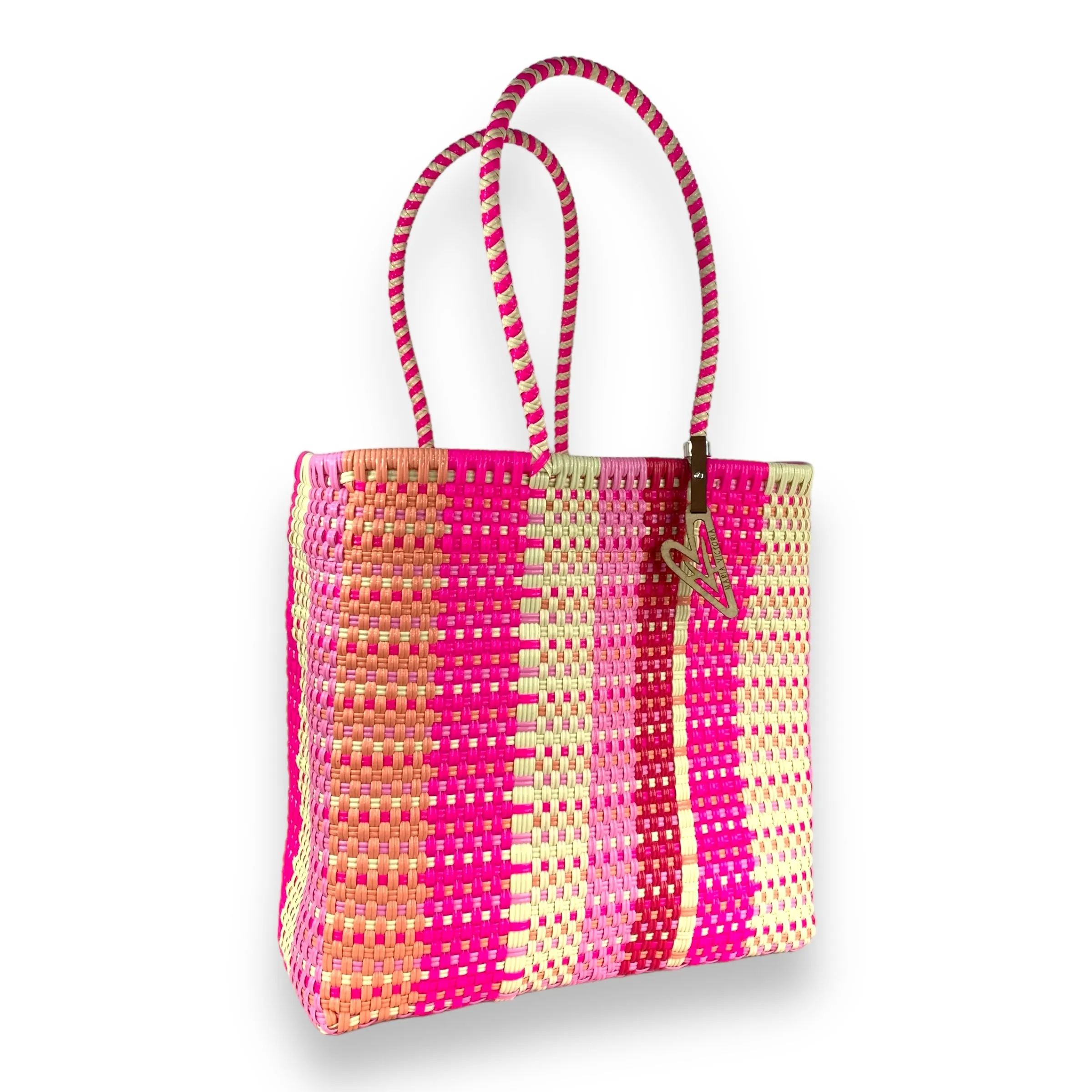 Maria Victoria | Magnolia Tote | Upcycled, Handwoven, Multicolor Tote