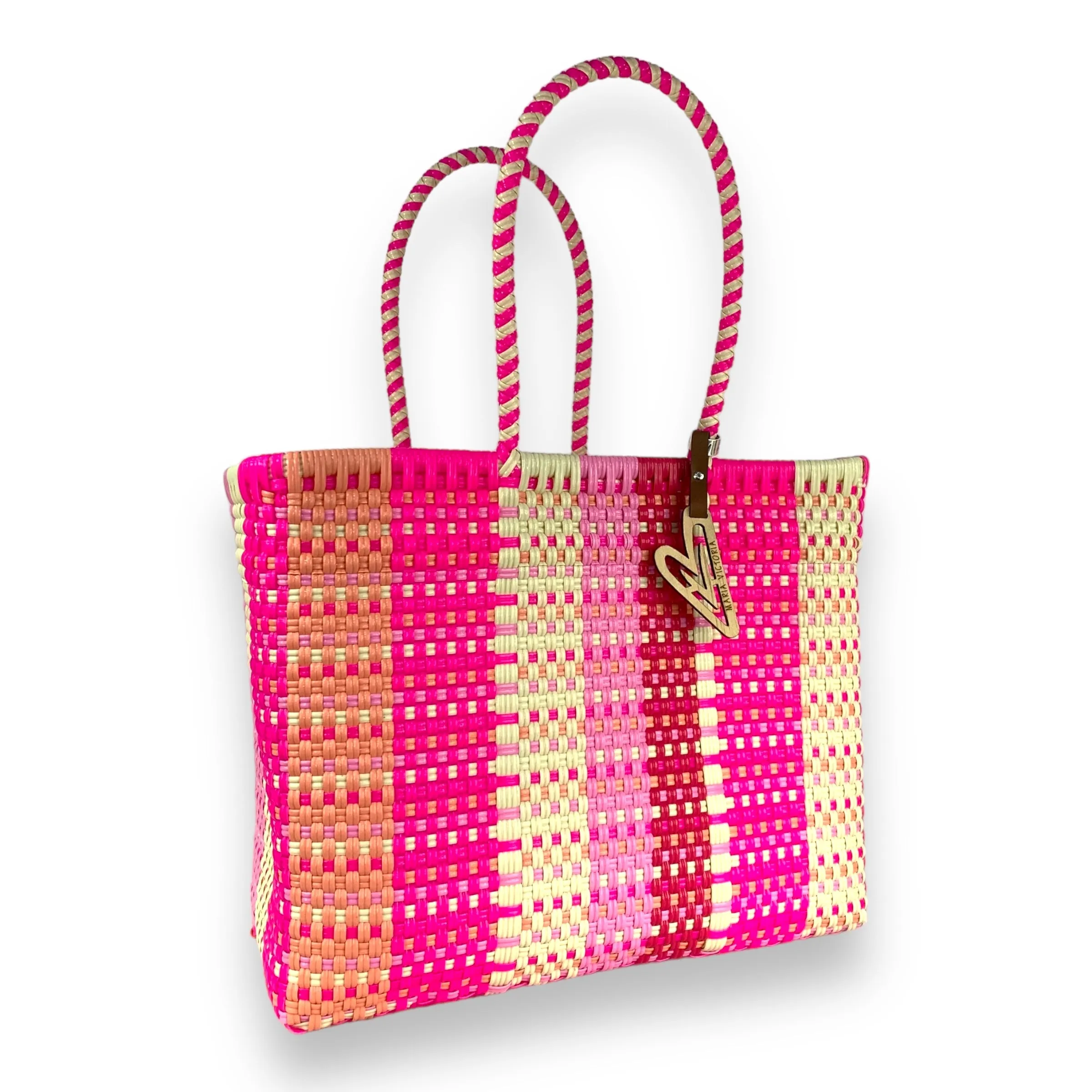 Maria Victoria | Magnolia Tote | Upcycled, Handwoven, Multicolor Tote