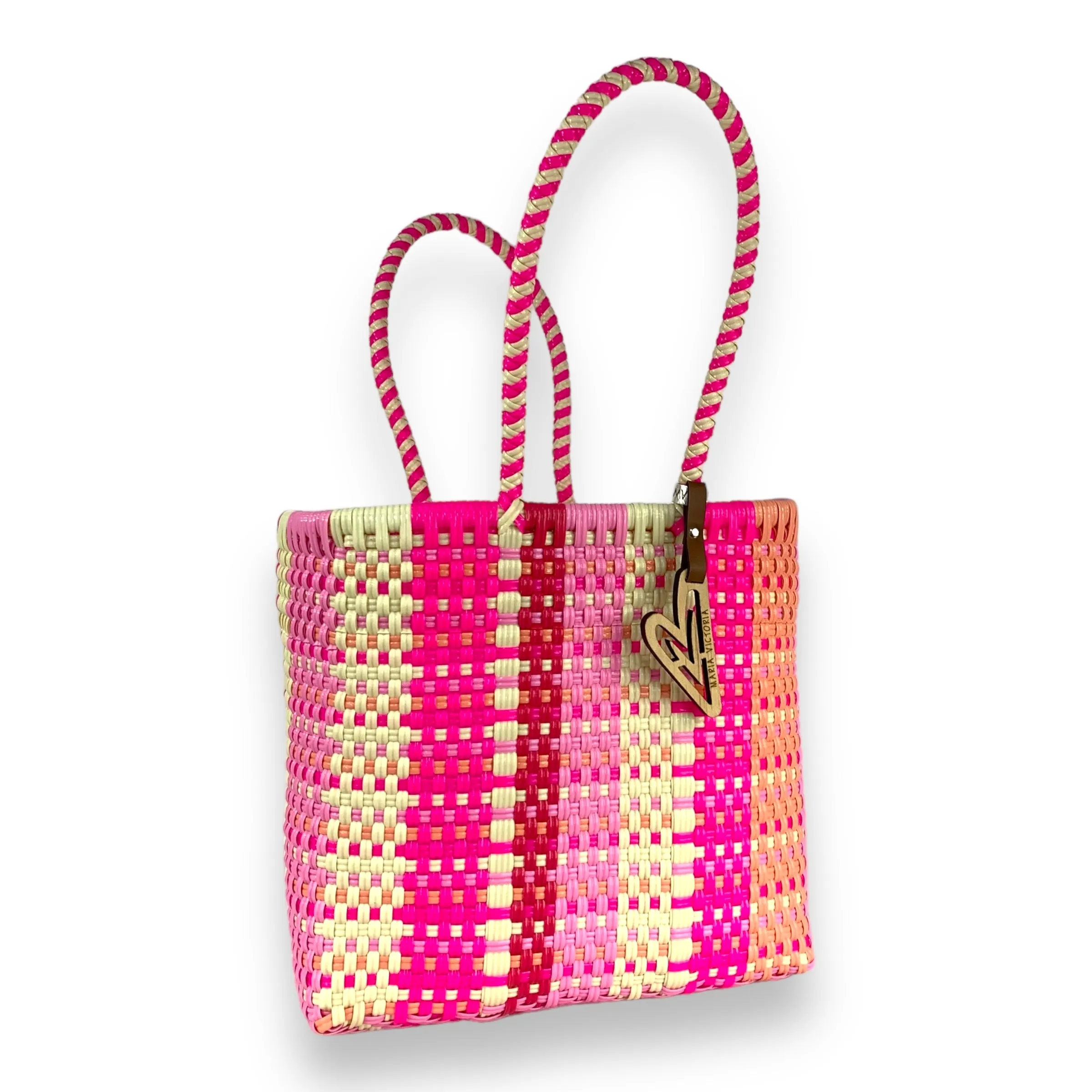 Maria Victoria | Magnolia Tote | Upcycled, Handwoven, Multicolor Tote