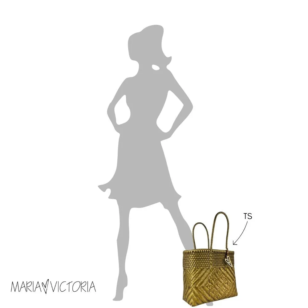 Maria Victoria | Miami Tote | Upcycled, Handwoven, Multicolor Tote