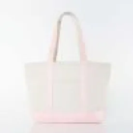 Metallic canvas tote bag