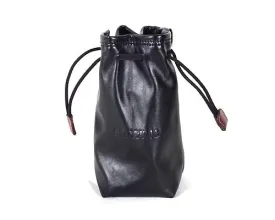 Multi-Purpose PU Leather Draw String Pouch