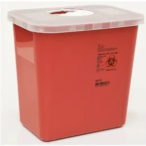 Multi-Purpose Sharps Container with Rotor Lid 2 Gallon