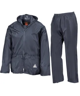 Navy - Waterproof jacket and trouser set