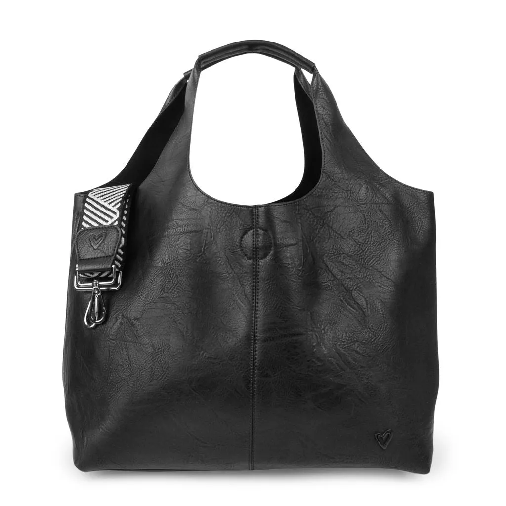 NEW: Kipling Vegan Leather Tote - Black