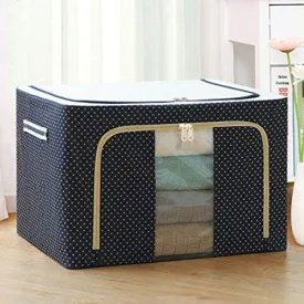 「❉New Year - 40% Off」Spaceplus Cloth Steel Frame Storage Box