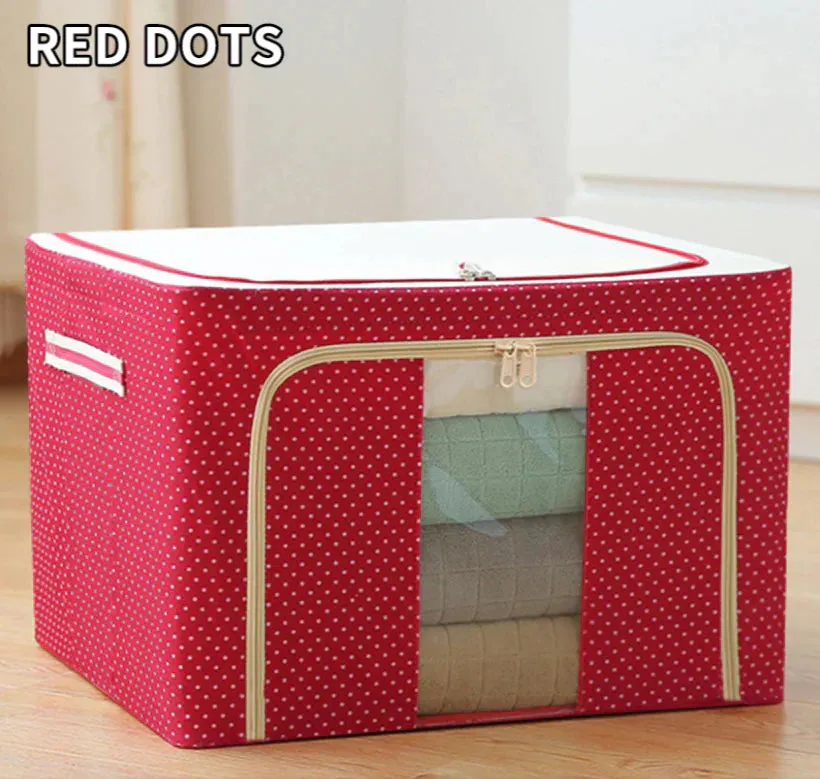 「❉New Year - 40% Off」Spaceplus Cloth Steel Frame Storage Box