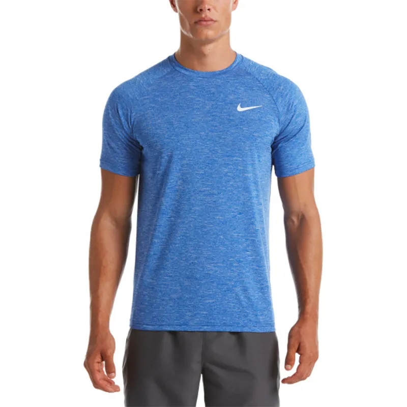 Nike - Heather Short Sleeve Hydroguard (Game Royal)