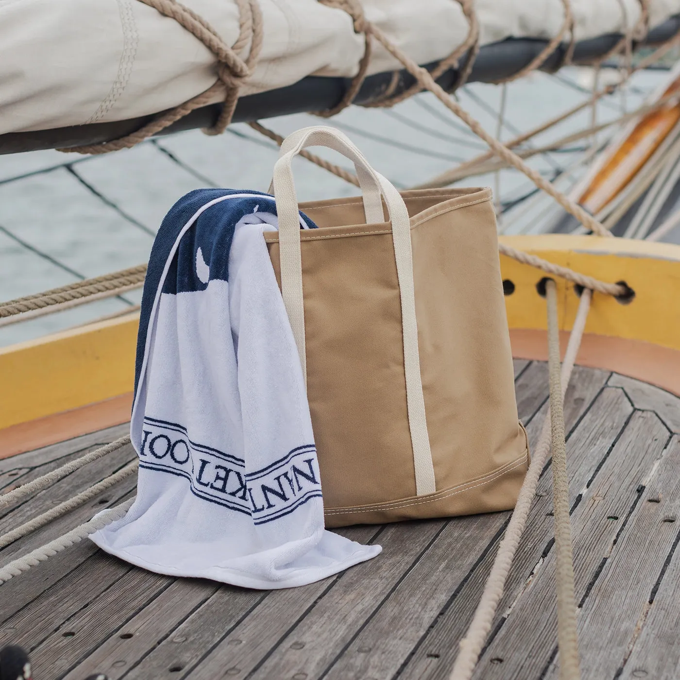 NL Natural Khaki Boat Tote