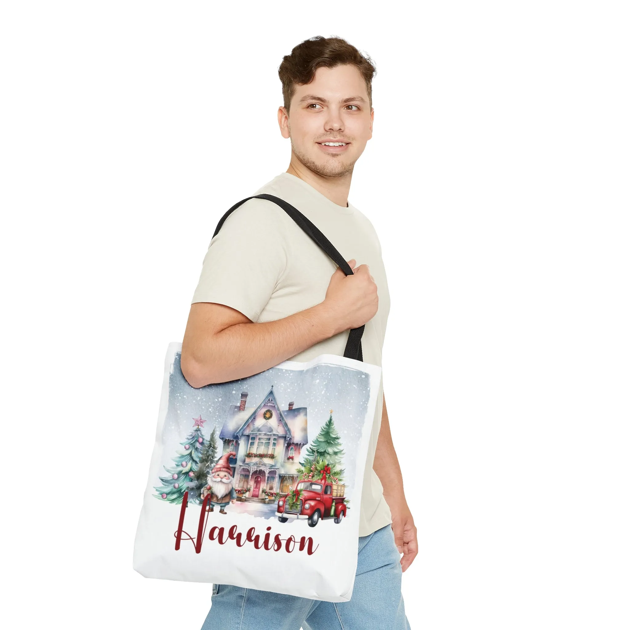 Personalised Tote Bag, Christmas bag, Christmas Tote Bag, Personalised/Non-Personalised