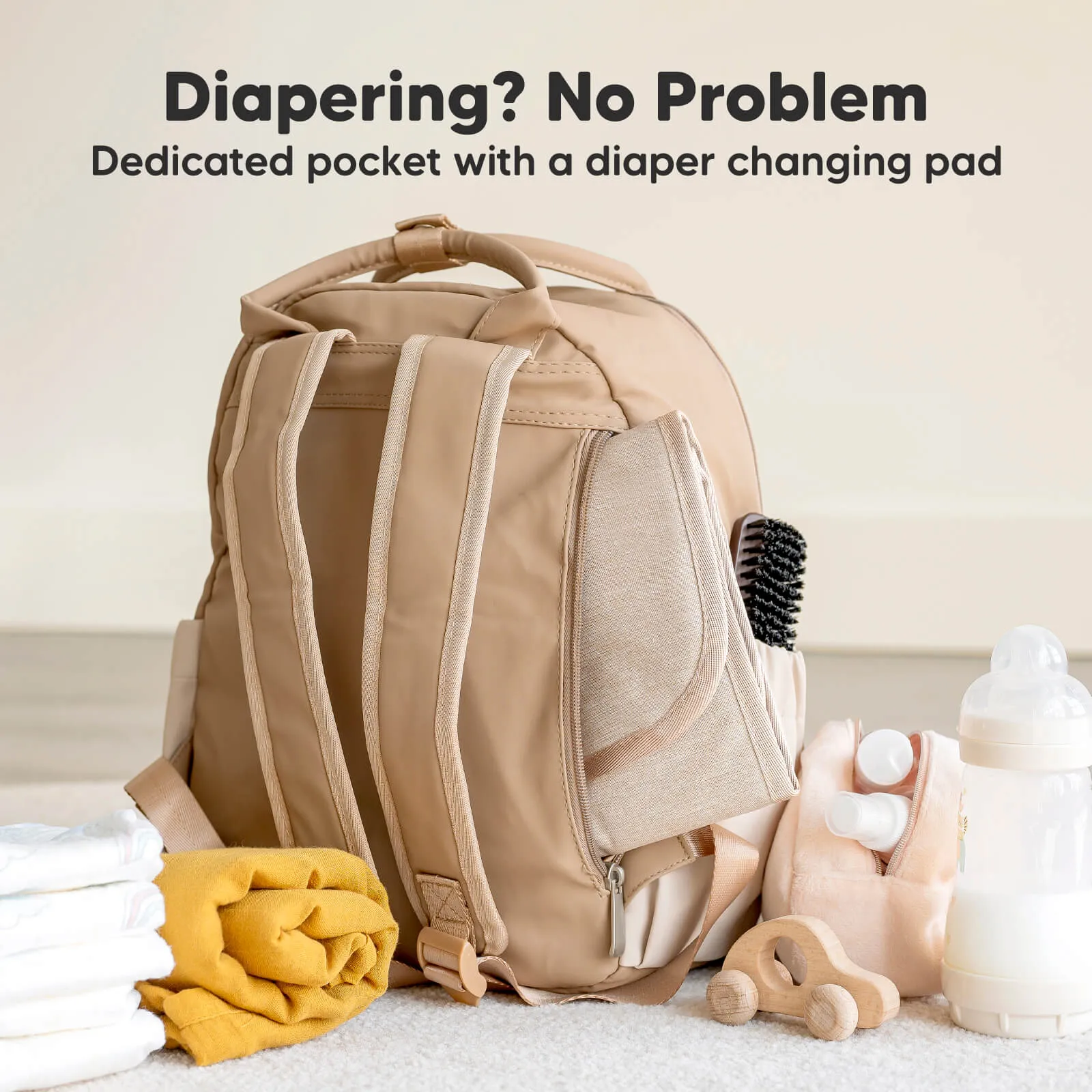 Play Diaper Bag (Latte)