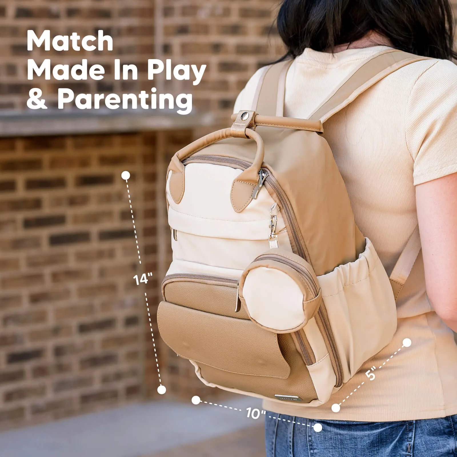 Play Diaper Bag (Latte)