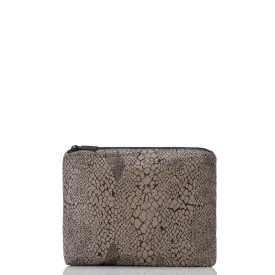 Python Small Pouch / Espresso & Black