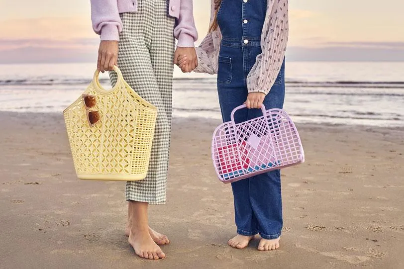 Retro Basket Tote - Small