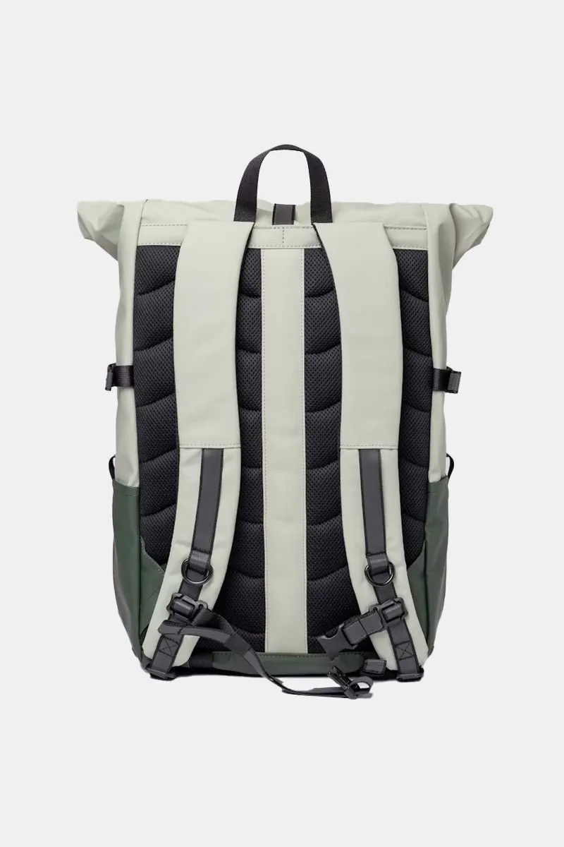 Sandqvist Ruben 2.0 Water-Resistant Rolltop Backpack (Multi Green)