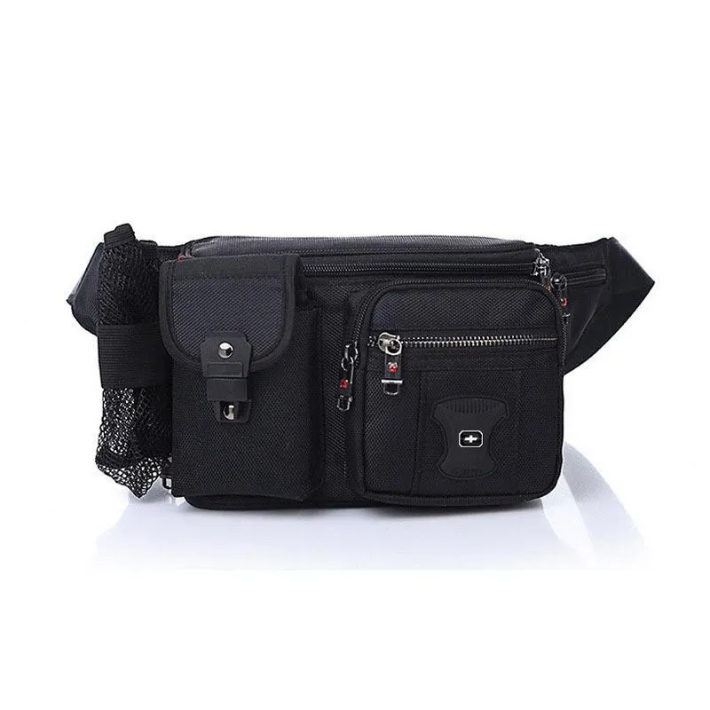 Small Black Sport Outdoor  Polyamides and Nylon Messenger bag