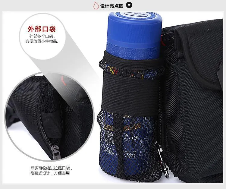 Small Black Sport Outdoor  Polyamides and Nylon Messenger bag