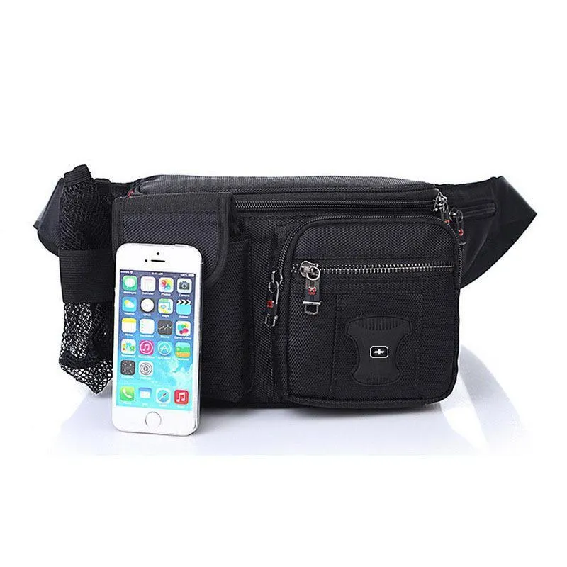 Small Black Sport Outdoor  Polyamides and Nylon Messenger bag