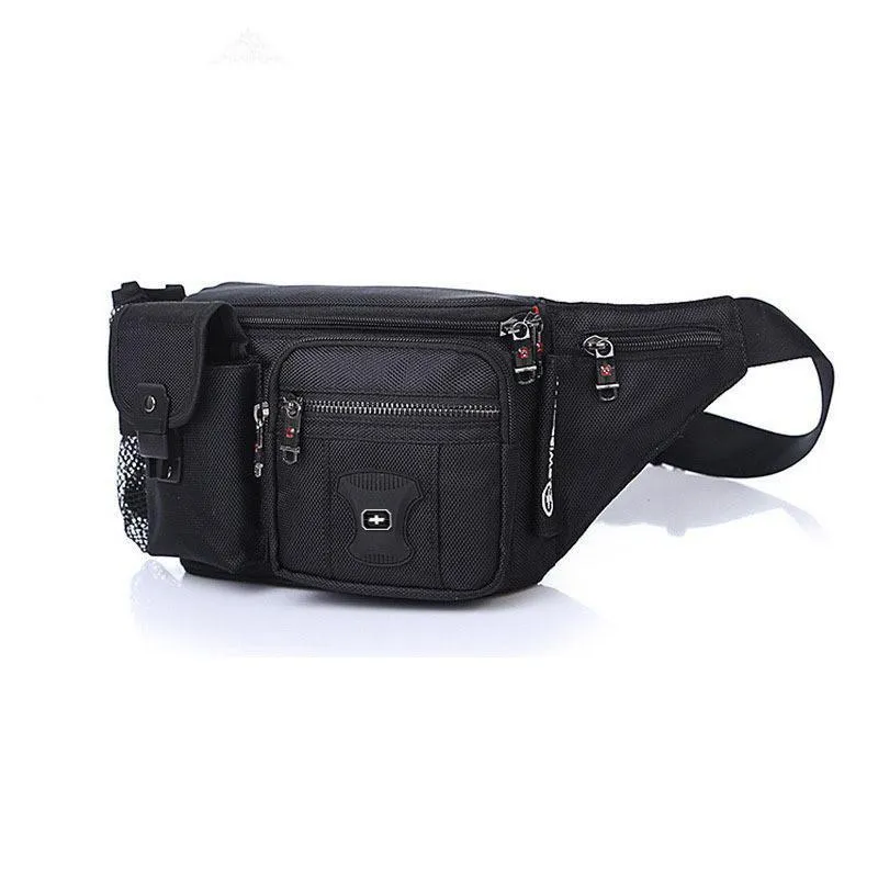 Small Black Sport Outdoor  Polyamides and Nylon Messenger bag