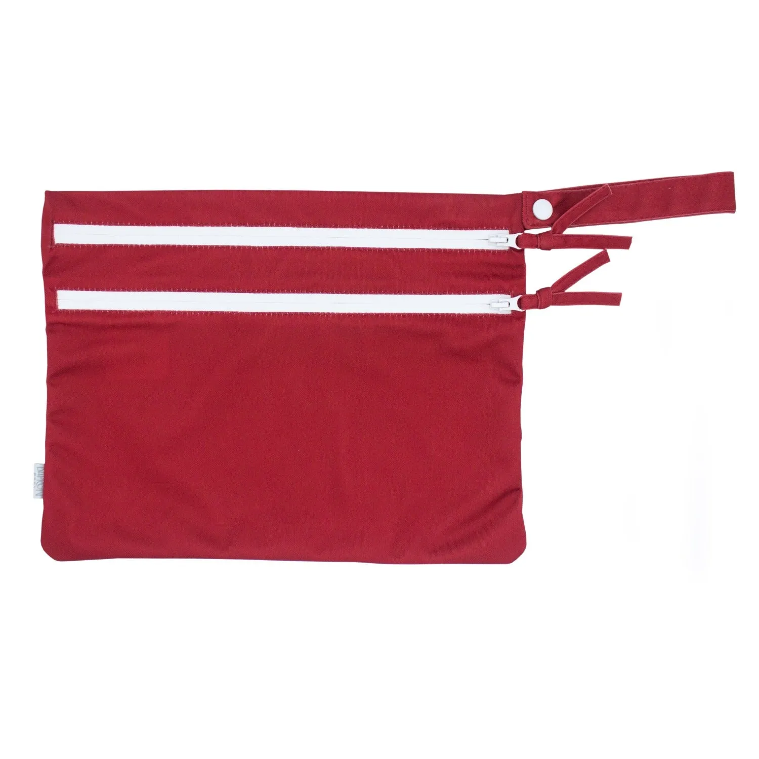 Solid Cranberry Minimalist - Waterproof Wet Bag (For mealtime, on-the-go, and more!)