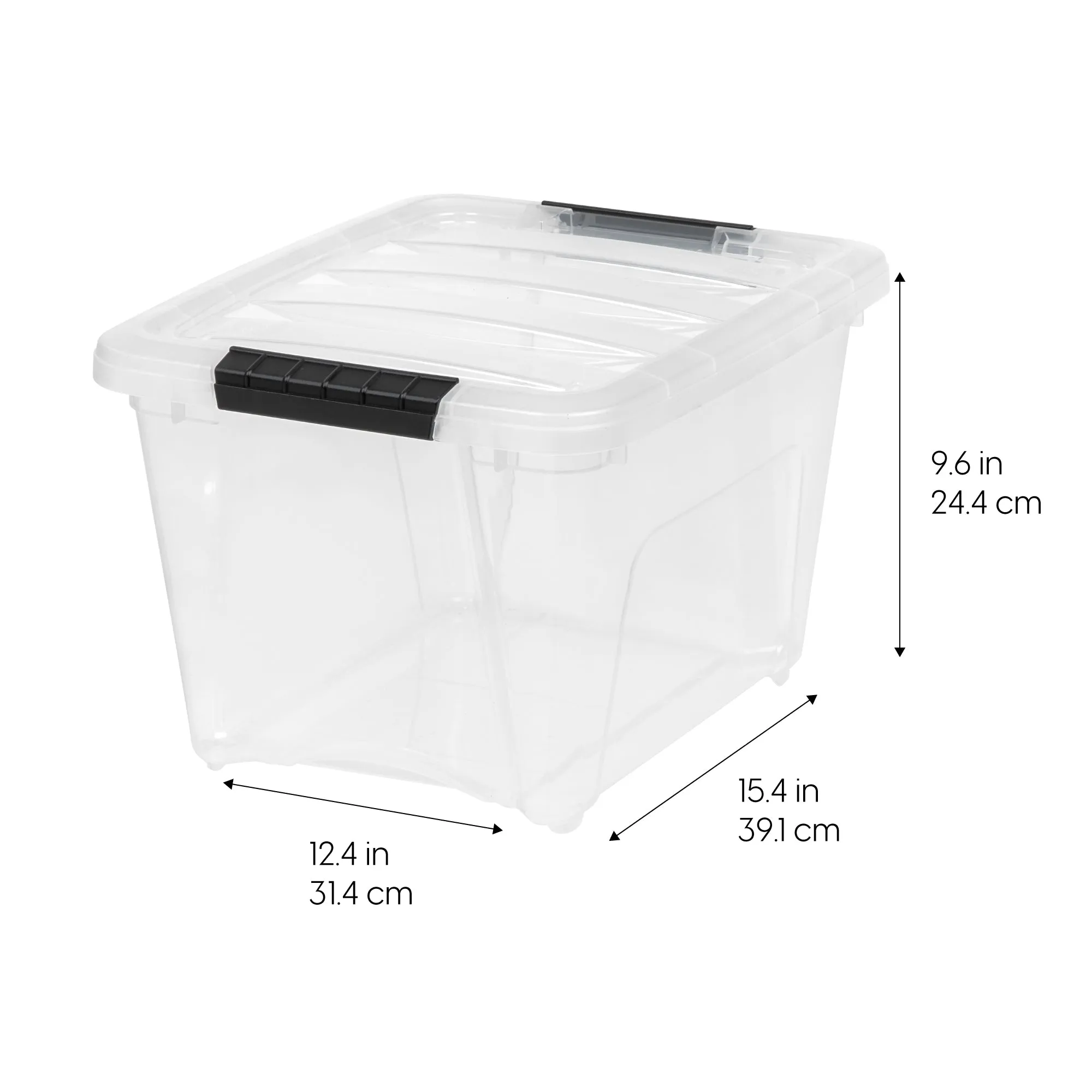 Stack & Pull™ Storage Box - 19 QT 4 Pack