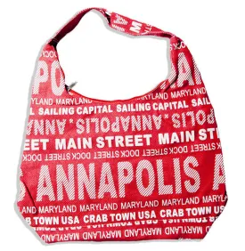 TBAM2 Robin Ruth Tote Bag - Big City Annapolis RED