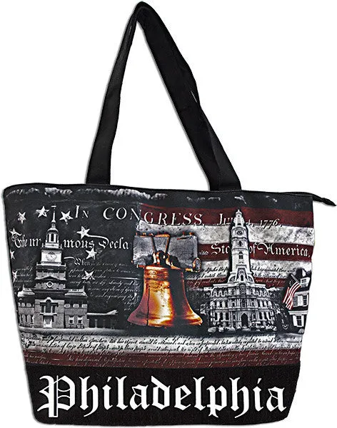 TBPH29 Robin Ruth Tote Bag - Philadelphia Skyline Color