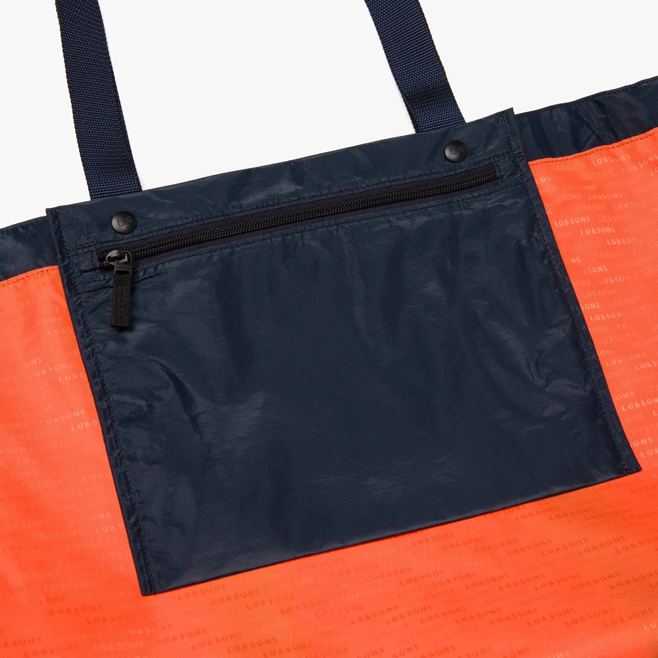 The Del Mar Packable Tote Large - Tyvek - Navy