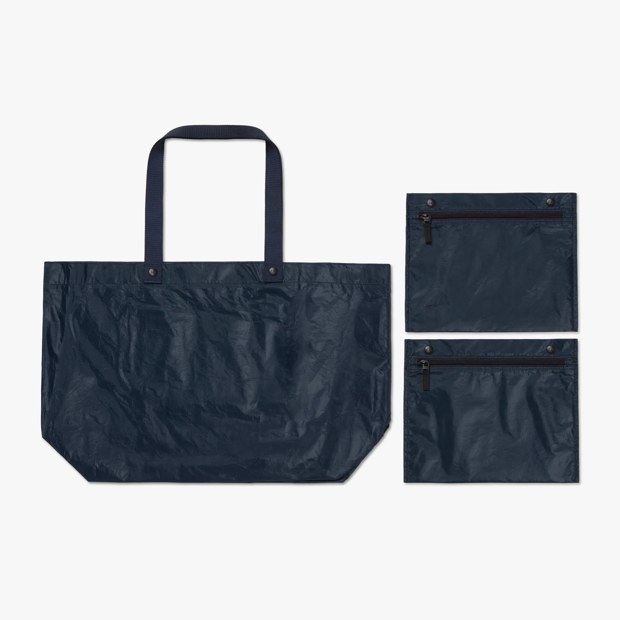 The Del Mar Packable Tote Large - Tyvek - Navy