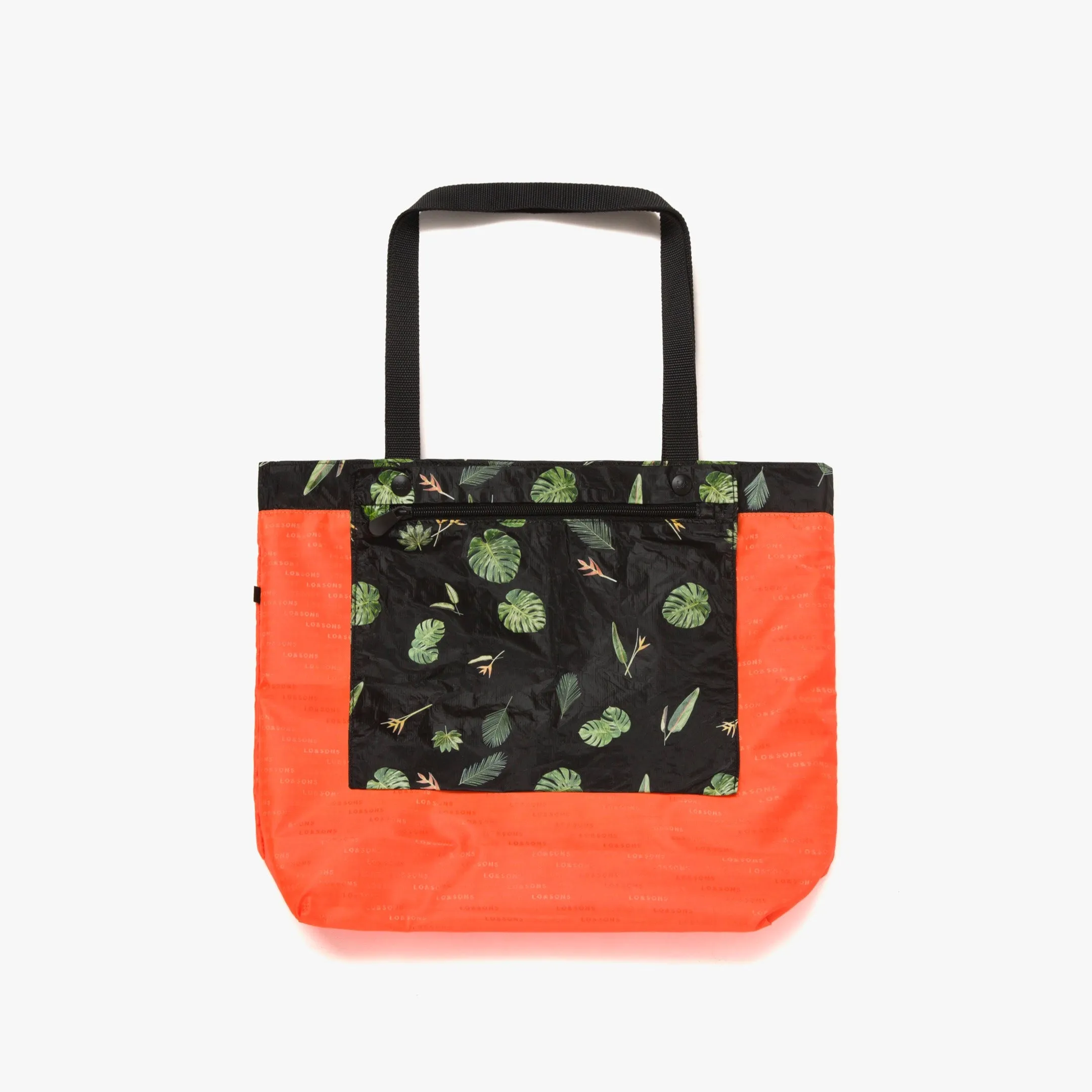 The Del Mar Packable Tote Small - Tyvek - Leaf Print