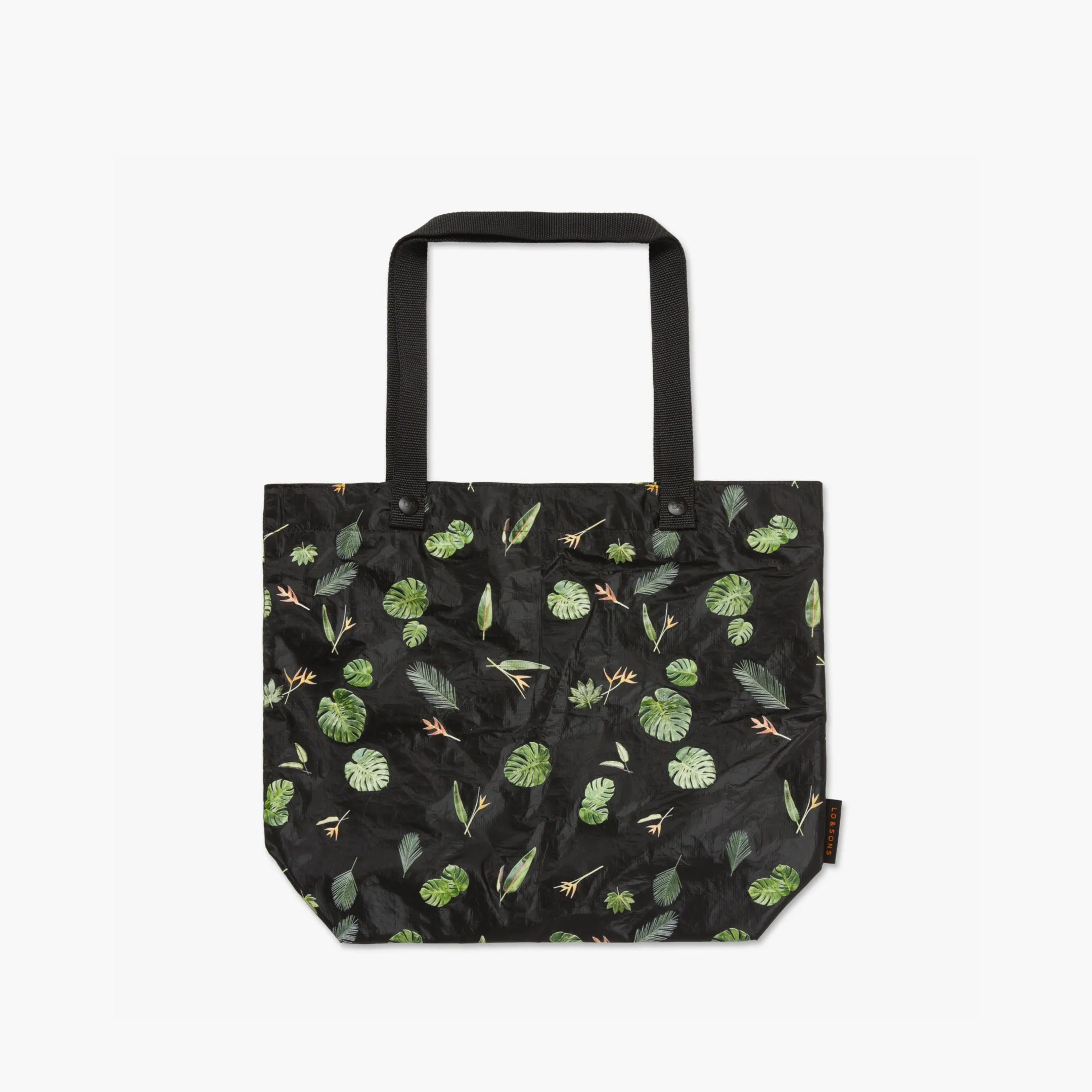 The Del Mar Packable Tote Small - Tyvek - Leaf Print