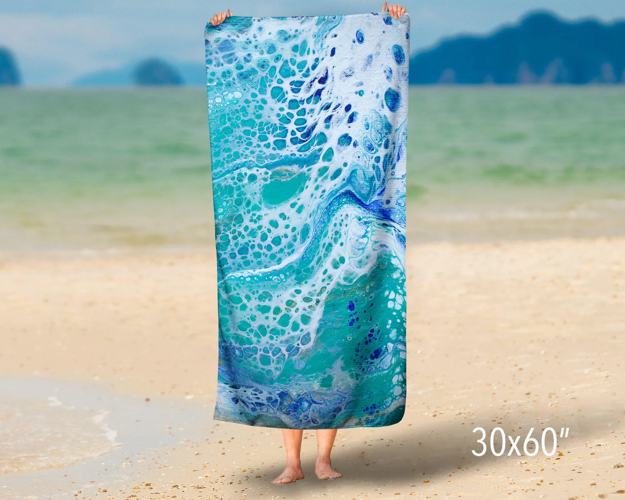 Tranquil Waters Beach Towel