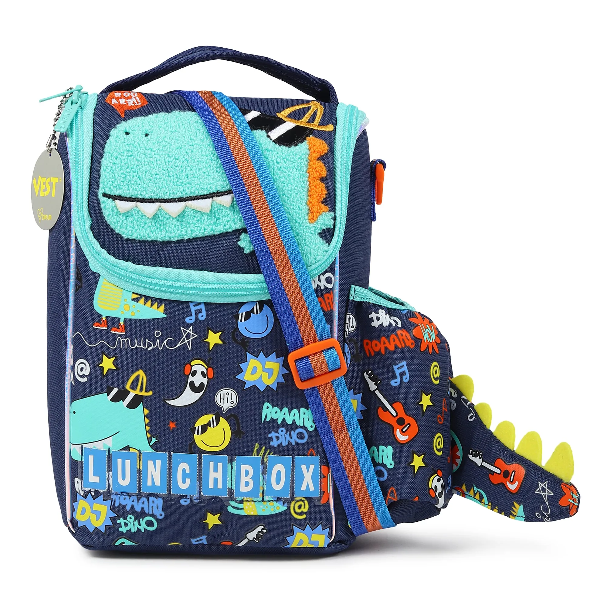 Vest Thermal Lunch Bag for Kids - Two Layer Insulated Cooler Bag