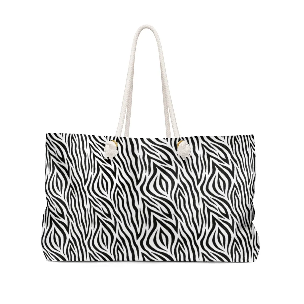 Zebra Weekender Bag